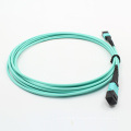 MPO-MPO 50/125 Om3 Aqua 12 Cores Fibra Óptica Patchcord